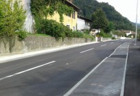Rekonstrukcija ceste Bača - Dolenja Trebuša - Čas gradnje: 2013-2015