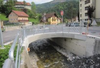 Most preko potoka Zapoška v Cerknem, 2016 – 2017